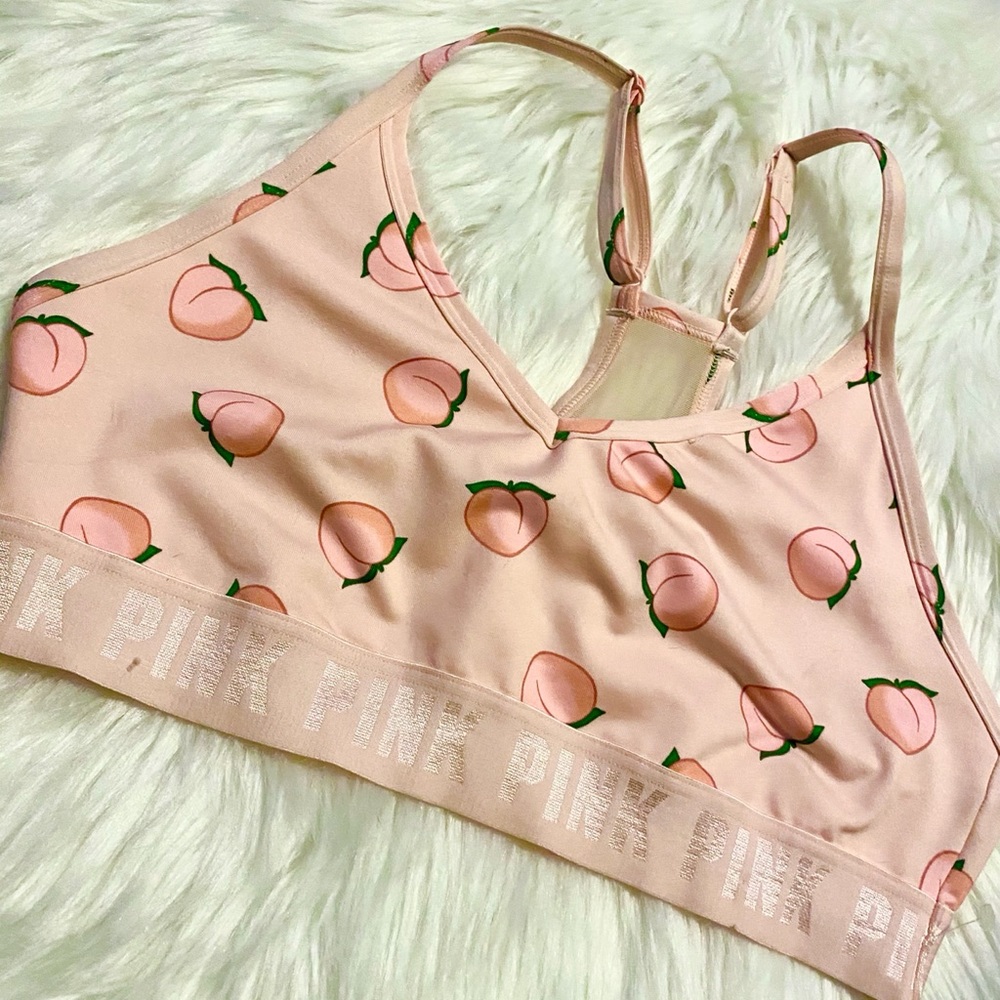 *SOLD*Victorias Secret Peach Sports Bra - Picture 6 of 8